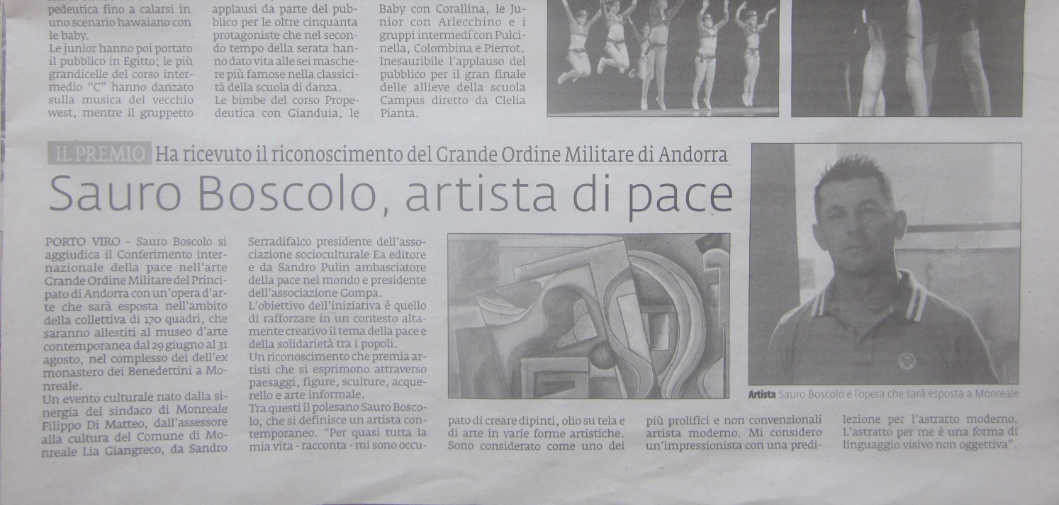 premio dellapace quotidiano la voce ri rovigo - exhibitions and awards