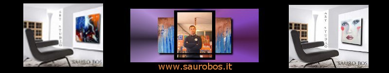 saurobos banner - quadro grande astratto su tela 120x80 per arredamento moderno