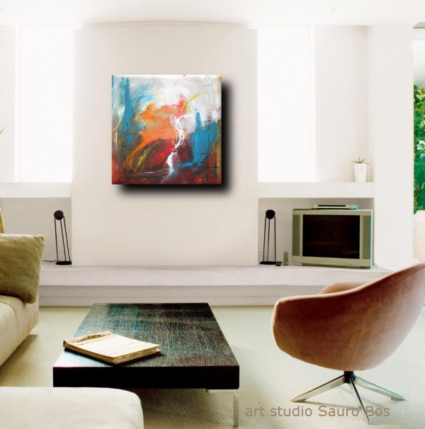 quadro astratto quadrato - immagine 3