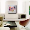 dipinto astratto per soggiorno 100x100x4 - immagine 5
