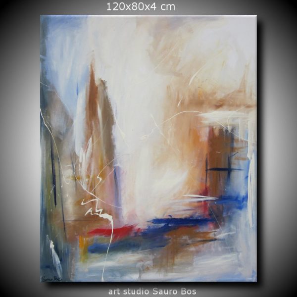 quadro astratto per soggiorno rosso e marrone