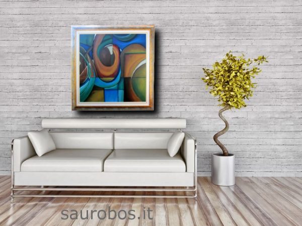 quadro  moderno con cornice la calla - immagine 2