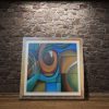quadro  moderno con cornice la calla - immagine 4