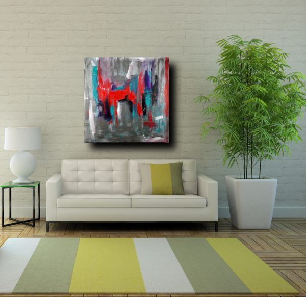 quadri astratti dipinti a mano 120x120 - immagine 5