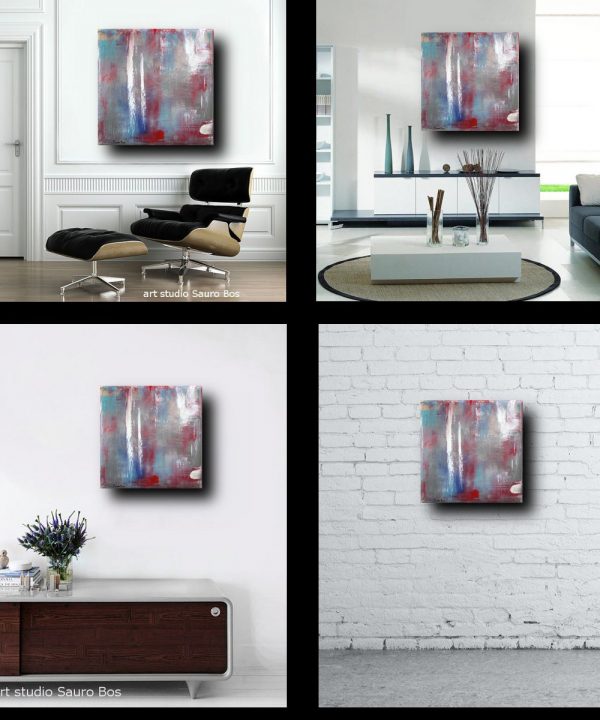 quadro moderno economico per soggiorno 75x75 - immagine 2