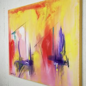 quadro astratto quadrato 100x80