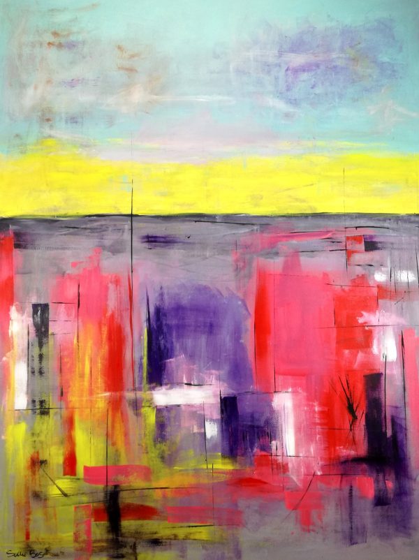 quadro moderno colorato per soggiorno 170x130 - immagine 3