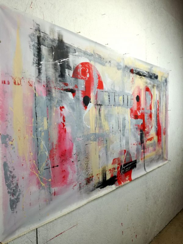 quadri moderni grandi dimensioni 180x90 olio su tela - immagine 3