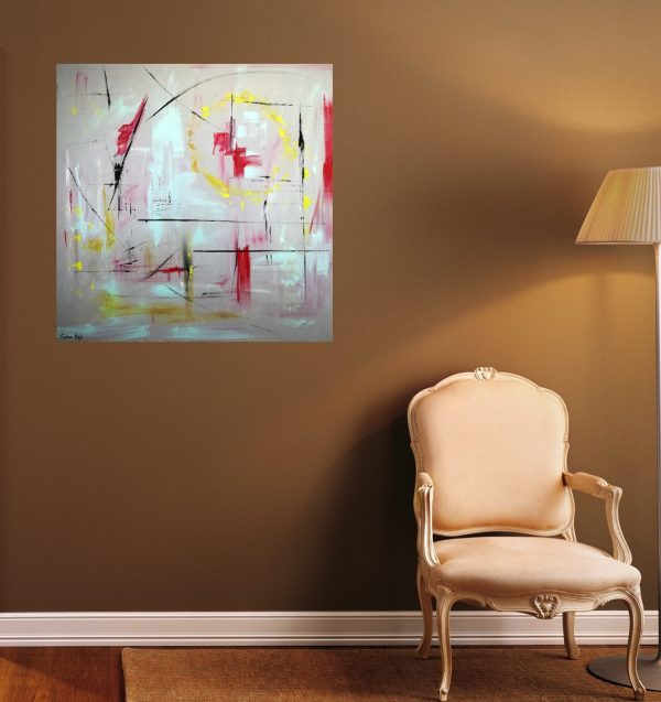 quadri astratti dipinti a mano 120x120 geometrici