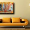 quadri astratti  120x80  tela contro tela in rilievo - immagine 6