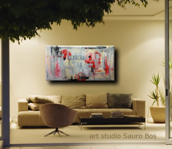 quadri moderni grandi dimensioni 180x90 olio su tela - immagine 4