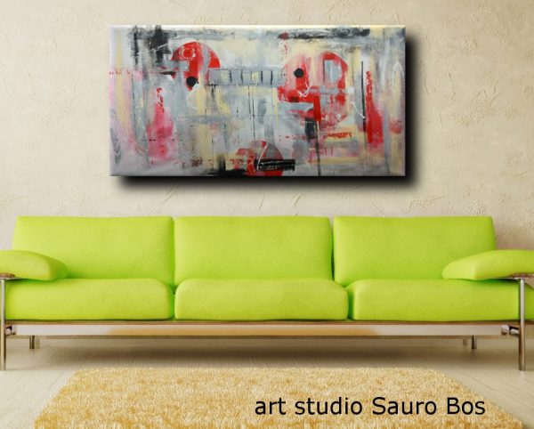 quadri moderni grandi dimensioni 180x90 olio su tela
