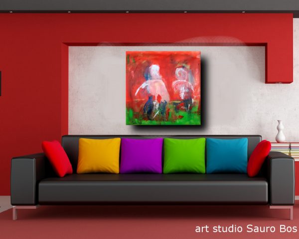 quadri astratti colorati 80x80 - immagine 2