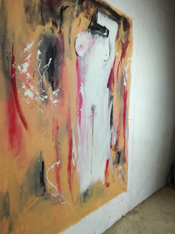 quadro moderno colorato per soggiorno 170x130 - immagine 3