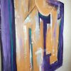 quadri moderni geometrici 120x120 olio su tela - immagine 3