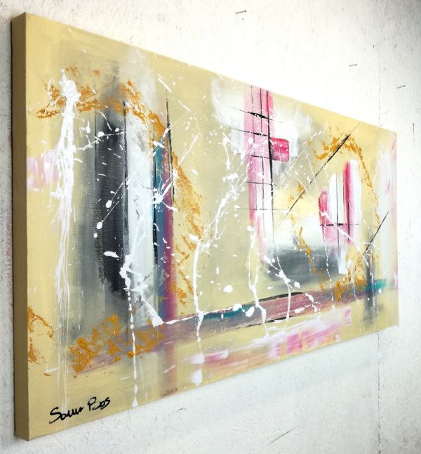 quadri moderni fatti a mano 120x60 - immagine 4