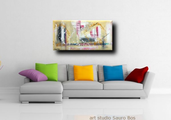 quadri moderni fatti a mano 120x60 - immagine 3