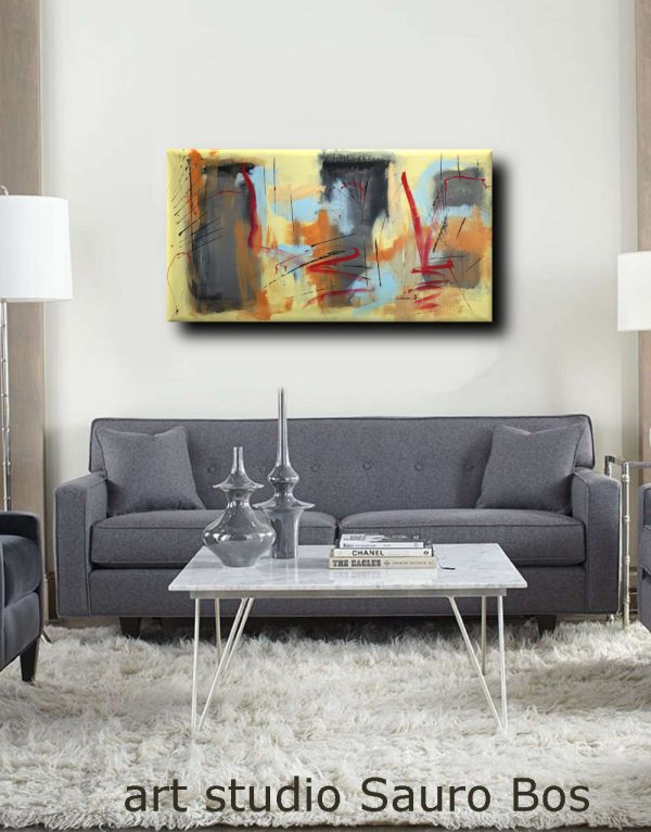 quadri moderni fatti a mano 120x60 xxl