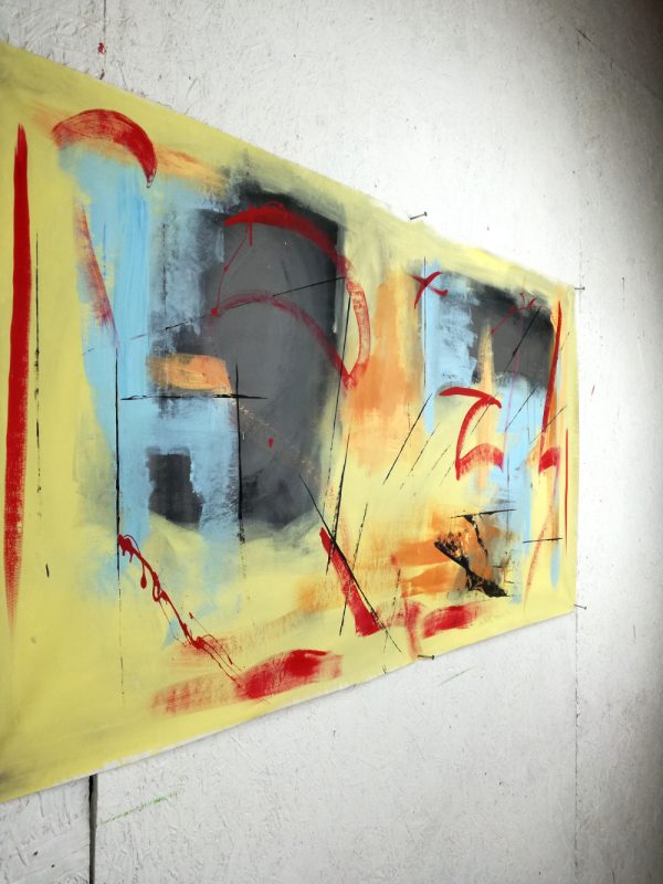 dipinti moderni fatti a mano 120x60 - immagine 5