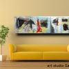 quadri moderni grandi dimensioni 180x50 astratto - immagine 2