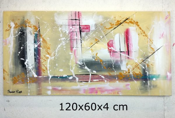 quadri moderni fatti a mano 120x60 - immagine 5