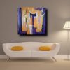 quadri moderni geometrici 120x120 olio su tela - immagine 4