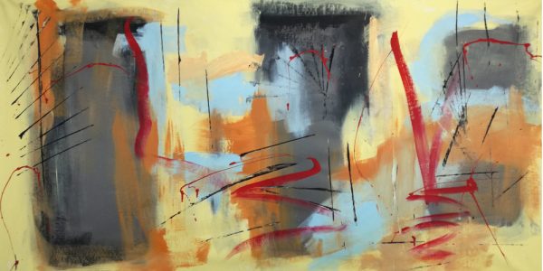 quadri moderni fatti a mano 120x60 xxl - immagine 3