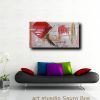 quadri astratti fatti a mano 120x60 - immagine 2