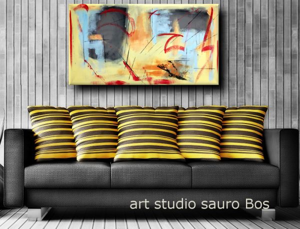 dipinti moderni fatti a mano 120x60 - immagine 4