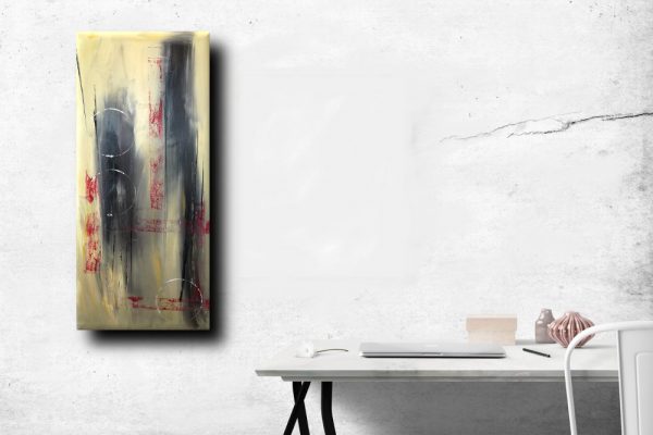 quadri moderni fatti a mano 90x40 - immagine 5