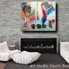 dipinti moderni grandi dimensioni 155x130 - immagine 2
