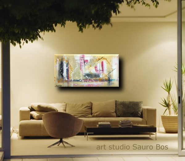 quadri moderni fatti a mano 120x60 - immagine 2