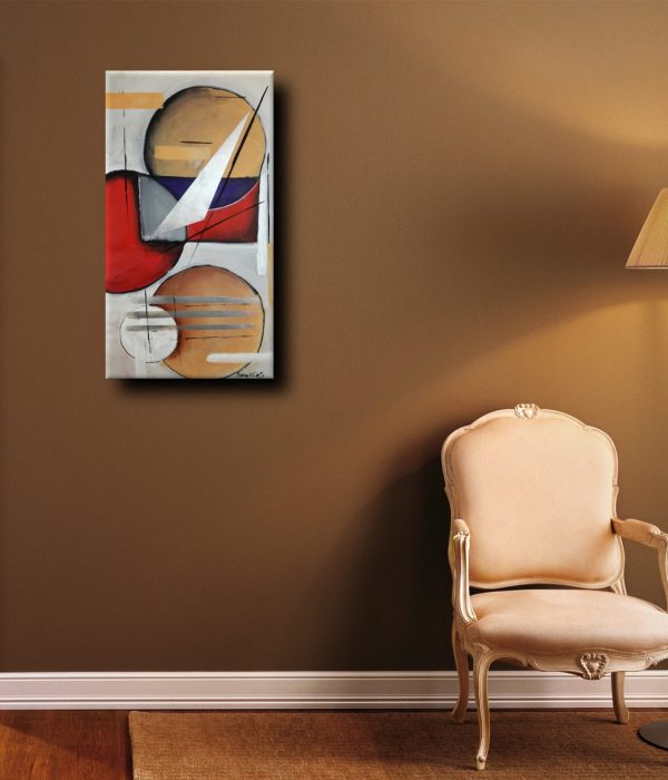 quadri moderni fatti a mano 90x45 - immagine 3