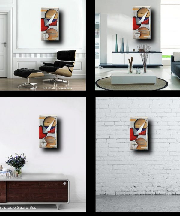 quadri moderni fatti a mano 90x45 - immagine 2