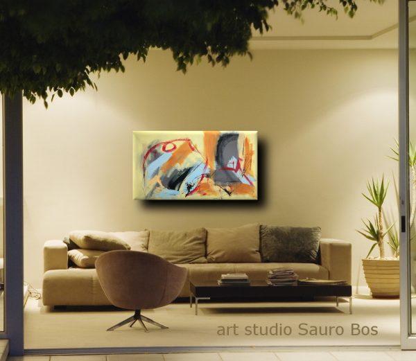 quadri astratti fatti a mano 120x60 xxl - immagine 4