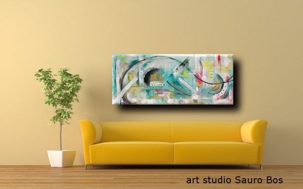 dipinti astratti fatti a mano 120x60 xxl (Copy) - immagine 5