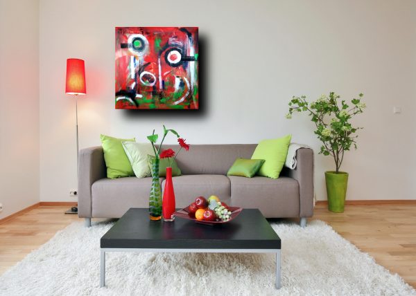 80x80 colored abstract paintings