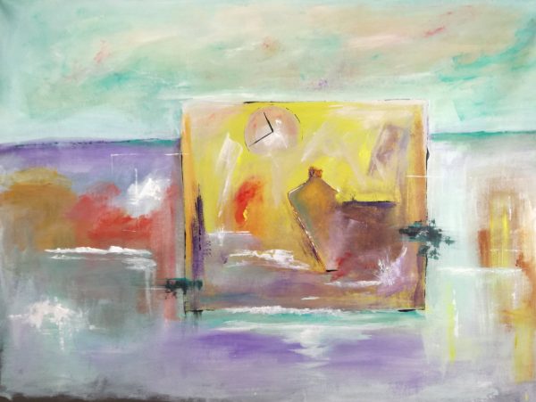 quadri moderni fatti a mano paesaggio-120x90 xxl c018 - immagine 4