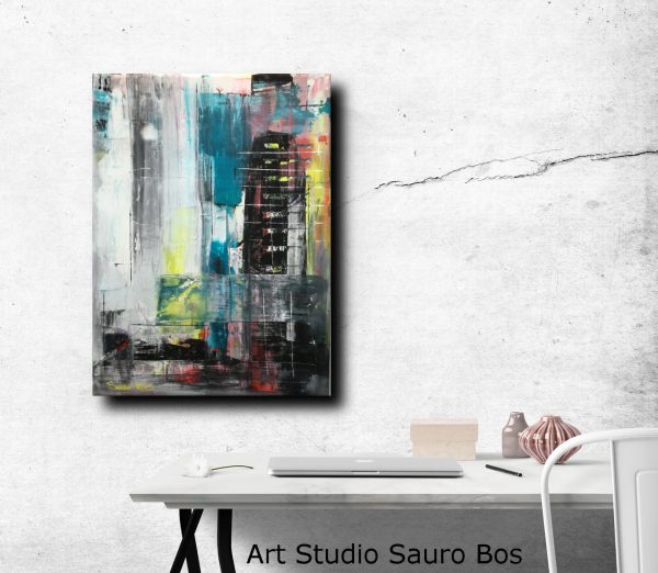 dipinti moderni  fatti a mano 80x60 - immagine 3