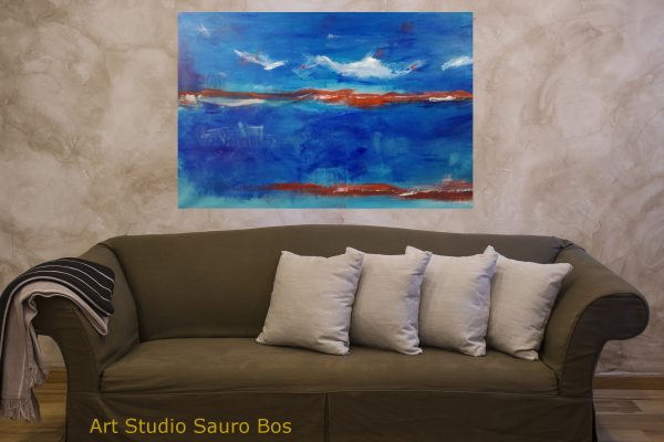 quadro moderno paesaggio astratto - immagine 2
