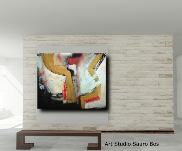 dipinti astratti fatti a mano 120x90 xxl