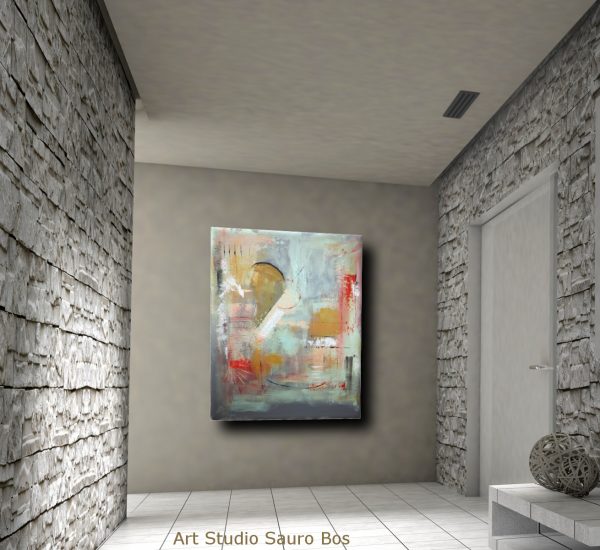 quadri astratti fatti a mano chiari 120x90 (Copia) - immagine 2