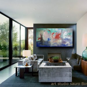 quadri astratti per arredamento moderno xxl -200x100