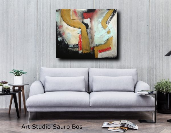 dipinti astratti fatti a mano 120x90 xxl - immagine 4