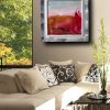 quadro  moderno con cornice olio su tela moderno - immagine 2