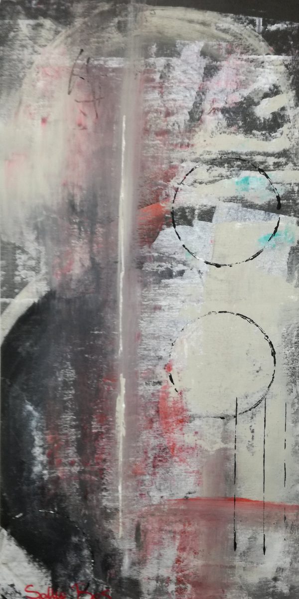 astratti moderni  fatti a mano 80x40 olio su tela - immagine 2