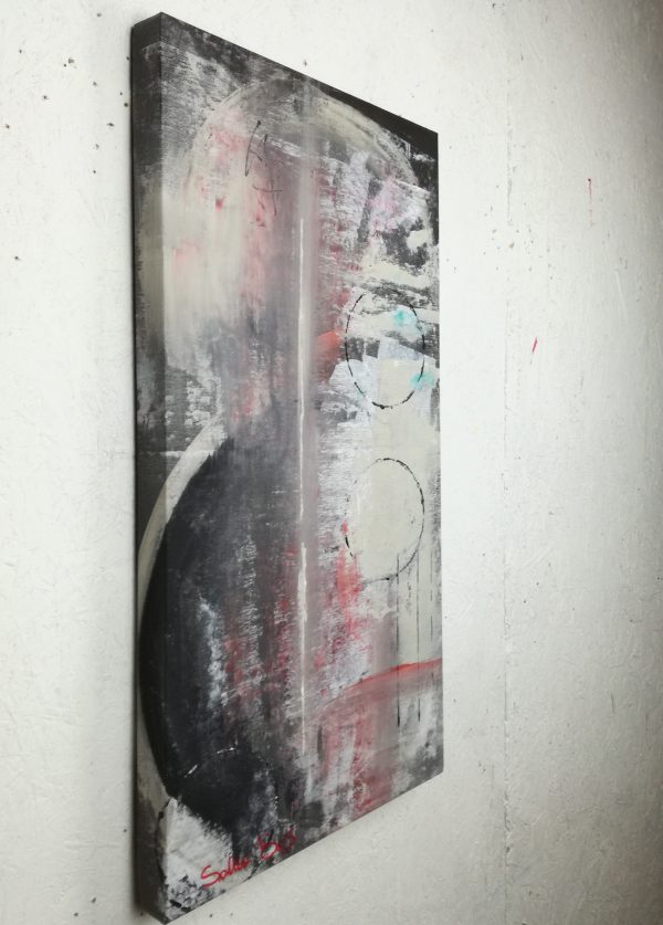astratti moderni  fatti a mano 80x40 olio su tela - immagine 4