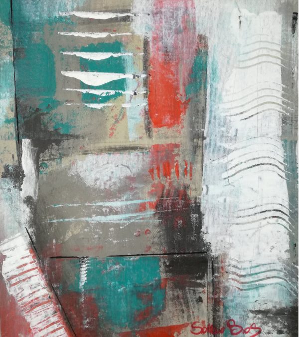 quadri astratti fatti a mano 40x45