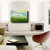quadri moderni per arredamento contemporaneo 120x80 verde - immagine 2