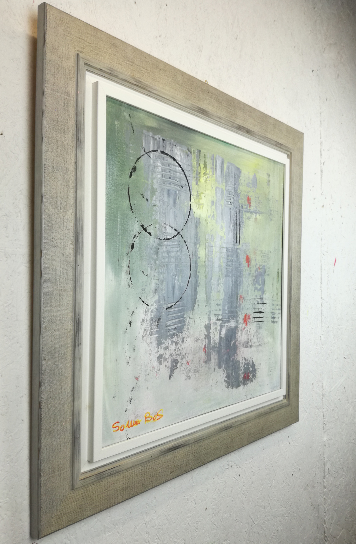 quadro-astratto-con-cornice-moderna-chiarista | sauro bos quadro-astratto-con-cornice-moderna-chiarista | sauro bos